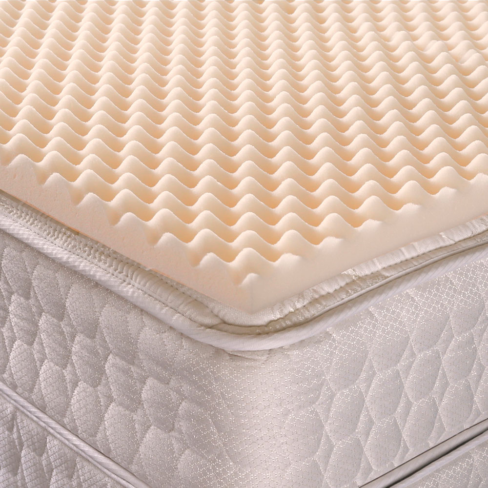 Convoluted Egg Crate Foam Mattress Pads, Hospital Fit - Geneva